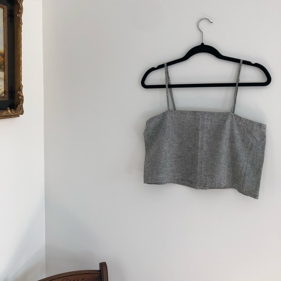 OZMA Tops - OZMA Linen Crop Tank | sz M